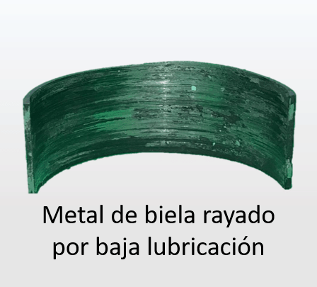 Metal de biela rayado 